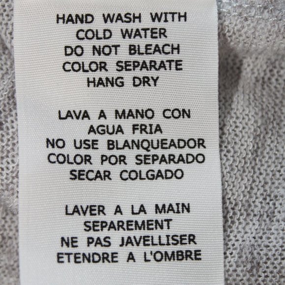 A'reve Anthropologie Women's Light Gray Sheer Back Bow Tank Top ~S~ - Picture 9 of 9